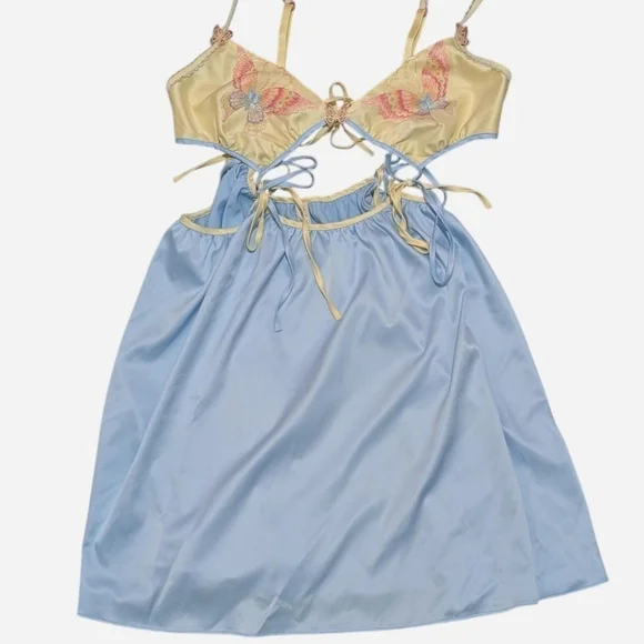 For Love & Lemons Pastel Butterfly Papillon Slip Dress (Large)‼️Open to Offers - Picture 5 of 9